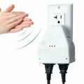 QI Light Switch Clapper Sound Activated Clap On/off Wall Socket Outlet Adapter Smart Home Accessories. 