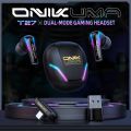 Fashions ONIKUMA T27 Dual-mode Wireless Earbuds with Touch Control 2.4Ghz Low Latency Stereo Bluetooth Headset Independent Connection. 