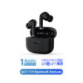 QCY T19 Truly WIreless Stereo HD Calling 30hr Ultra-long Battery Lift with  noise canceling Smart Earbuds - Black. 