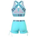 Push Up Bikinis New Halter Swimsuit Women High Waist Swimwear Female Bathing Swimming Swim Suit Bathers Beachwear Ladies.