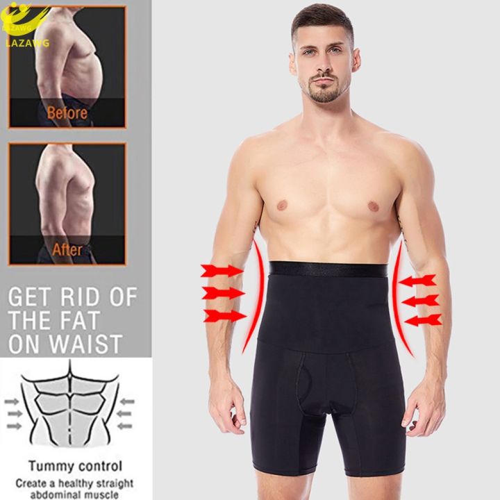 LAZAWG%20Body%20Shaper%20Shorts%20for%20Men%20Shapewear%20Weight%20Loss%20High%20Waist%20Underwear%20Waist%20Trainer%20Tummy%20Control%20Panties%20Slimming%20-%20Image%202