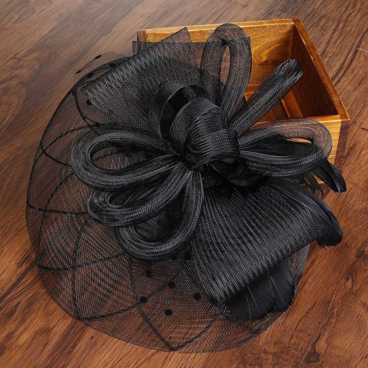 %E3%80%90Shop%20the%20Look%E3%80%91%20Mesh%20Headband%20Headwewar%20Fascinators%20Hat%20Hair%20Accessory%20Hair%20Clip%20Feathers%20Fedoras%20-%20Image%209