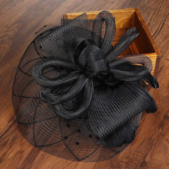 %E3%80%90Shop%20the%20Look%E3%80%91%20Mesh%20Headband%20Headwewar%20Fascinators%20Hat%20Hair%20Accessory%20Hair%20Clip%20Feathers%20Fedoras%20-%20Image%209