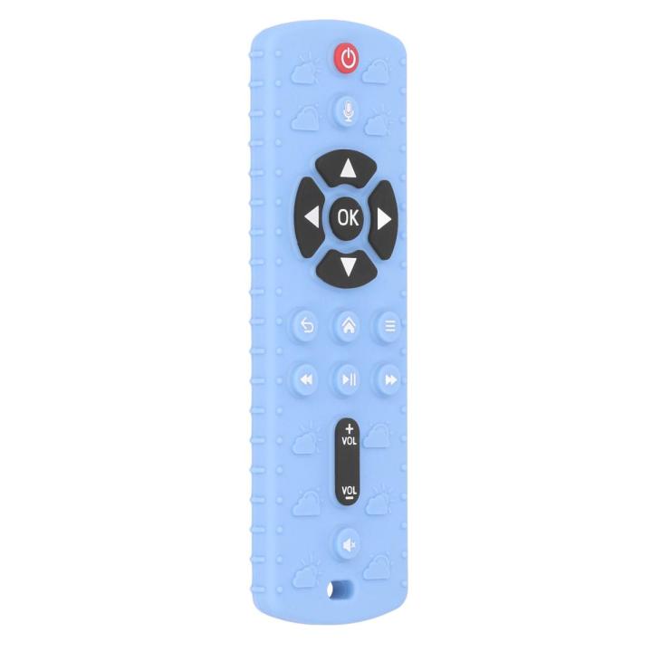 Baby Teething Toy, TV Remote Control Shape Safe Silicone Teething Toy for Infant for Travel