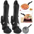 Detachable Removable Pan Pot Handle Anti-Scalding Cookware for Kitchen Frying Pan Clamp Outdoor Tableware Tools 2Pcs. 