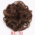 Messy Hair Bun Hair Scrunchies Extension Curly Wavy Messy Synthetic Chignon for Women Hairpiece.