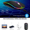 HP BTW900 Wireless Bluetooth Rechargeable Mouse – 2.4GHz Dual Mode Slim RGB Mouse for Laptop & PC.