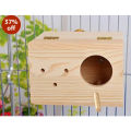 Square Big Size Breeding Box for Cockatiel or Macao Parrot with Perch Attached. 