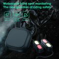 30m-Motorcycle Blind Spot Radar Detection System 30m Range IP67 Waterproof Millimeter Wave Sensor Lane Change Assist System For Moto.