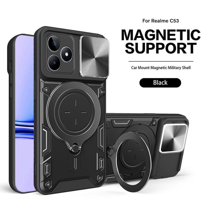 New%20Phone%20Case%20For%20Realme%20C53%20Cover%20Foldable%20360%20Degree%20Rotating%20Bracket%20Car%20Sliding%20Camera%20Protection%20Hard%20Shockproof%20for%20Realme%20C53%20Case%20-%20Image%202