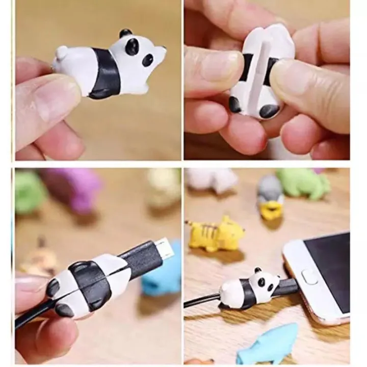 1%20pcs%20Cable%20bites%20Protector%20for%20phone%20cable%20Winder%20Phone%20holder%20Accessory%20chompers%20rabbit%20dog%20cat%20Animal%20doll%20model%20funny%20-%20Image%204