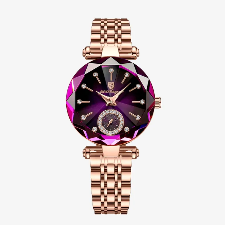 LouisWill%20Women's%20Fashion%20Watches%20Gradient%20Two%20And%20A%20Half%20Needle%20Watch%20Independent%20Second%20Disk%20Design%20Diamond%20Encrusted%20Steel%20Band%20Watch%20Casual%20Quartz%20Watch%20Elegant%20Gifts%20-%20Image%204