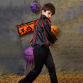 Girls Boys Vampire Dress Kid Ghost Bride Gothic Cosplay Vampire Devil Bat Halloween Costume Vampiran Carnival Outfit Clothes.