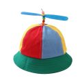 Propeller Multicolor Bucket Hat Kids Wide Brim Fisherman Hat Girls Boys Summer Autumn Panama Sun Hat Outdoor Beach Fishing Cap.