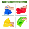 60Pcs Colored Spot Marker Non-Slip Agility Markers Flat Cones Dots for Football Basketball Training Dance Practice. 