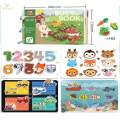 Educational book Montessori Toys Fine Motor Skills Gift Matching Puzzle Game Educational Sensory for 1-3 Year Old Toddlers Preschool Children Kids. 