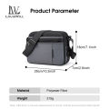 LouisWill Men Bag Fashion Single-shoulder Bag Multi-pocket Men's Messenger Bag Casual Handbag Men's Bag Backpack Portable Crossbody Bag Small Bag Business Briefcase.