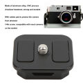 Universal Quick Release Plate Clamp for Camera Quick Release System QR Plate. 