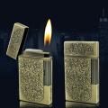 Luxury Vintage Butane Lighter Antique Cigar Lighter Prestige Metal Gas Torch. 