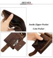 Royal Bagger Short Wallet for Men Crazy Horse Leather RFID Blocking Man Purse Retro Card Holder Leather Wallets Business. 