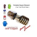 Instant Water Geyser Element with Thermostat Pipe 3000 Watt Immersion Heater Rod  (Copper). 