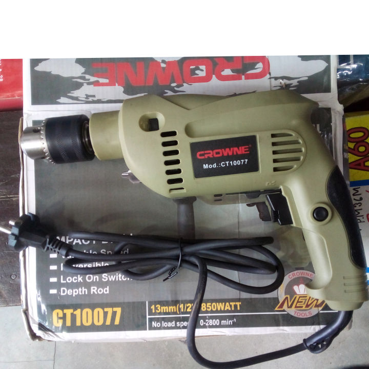 Drill%20Machine%2013MM%20Crowne%20Brand%20CT10077%20-Impact%20Electric%20Drill%20Machine%20-%20Image%203
