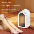 Small Space Heater Household Warmer Machine Tip over Overheat Protection Fan for Office. 