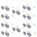 Men's Trendy Metal Frame Sunglasses With American Flag, Prom Party Sunglasses.