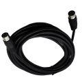 8 Pin Din Male to Male Speaker Audio Cable Adapter for Surveillance Automotive Computers Television Precision 5M. 