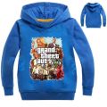 Boys Outwear gta 5 Hoodies gta Street Fight Long with gta 5 Costumes Clothes T shirts Children's Sweatshirts For Boys Kids Tops. 