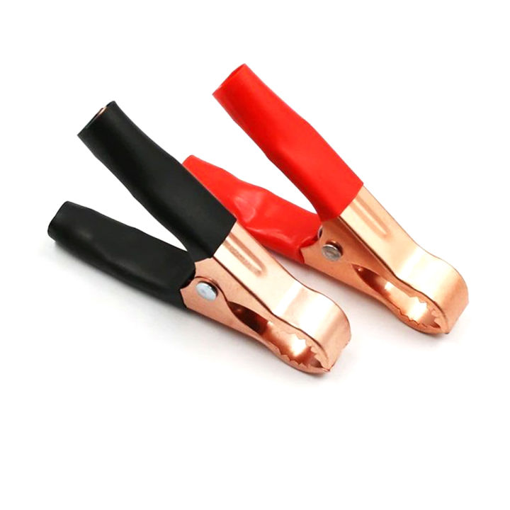 2pcs - Battery Terminal Clip 50A Copper plated Alligator connector
