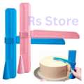 Adjustable Cake Scraper, Plastic Cake Cream Smoother ( 2 pices set ).