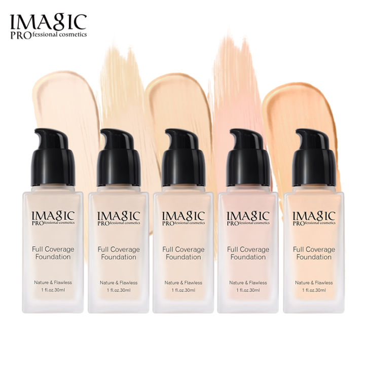 IMAGIC full coverage foundation spot removing liquid foundation matte waterproof foundation makeup- 30ml