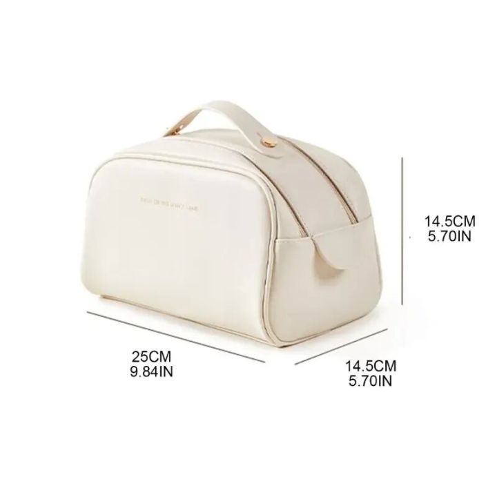 Double%20Zipper%20Toast%20Travel%20Makeup%20Bag%20for%20Women%20Cosmetic%20Bag%20Large%20Capacity%20Makeup%20Bag%20Storage%20Organizer%20PU%20Leather%20Toiletry%20Bag%20-%20Image%202