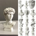 Resin David Statue Mini Head Art Decoration Norse Mythology Music Artist Figure Statue European Modern Art Sculpture Decoration MuXiaRe. 