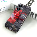 ZeroQiQi for Realme C55 / Narzo N55 Back Cover Creative Tech New Stylish Film Phone Case Light Thin Anti Fall Acrylic Hard Protective Cover.