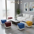 Aze Stool | Fitment craft | Style and Functionality | PU leather | Compact Design | By Fitment Craft.