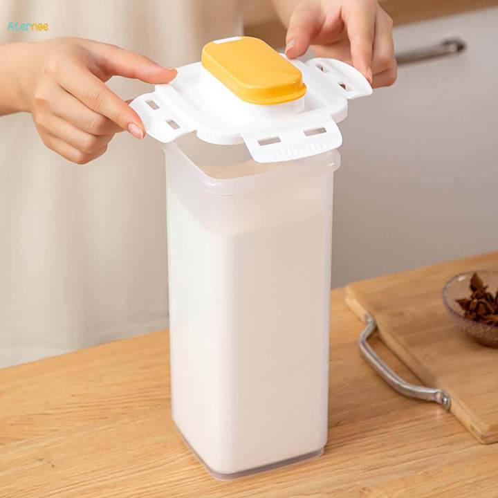 Food%20Storage%20Container%20with%20Lid%20Practical%20Food%20Dispenser%20Kitchen%20Storage%20Case%20Clear%20Airtight%20Jar%20for%20Restaurant%20Household%20Snack%20Pantry%20-%20Image%205