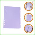 Separator Page Notepad Dividers Notebook Tab Label Binder 6 Pcs dachwanli.