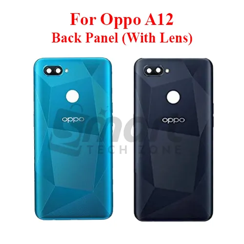  For Oppo A12 Back Panel/Backshell/ Casing + With Camera Lens + Side Bildidee 