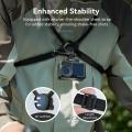 【High Cost-Performance】 TELESIN Neck Mount for Gopro 13 12 11 10 9 8 DJI OSMO Action 5 4 3 Insta360 Hand-free Mount Go Pro Accessories. 
