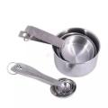 Stainless Steel Measuring Cups and Spoons.