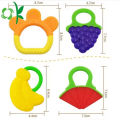 Baby Silicone Teethers High Temperature Resistance Freezer Safe Organic Infant FruitTeether Toy Soft & Textured for Natural Brain Development Baby Teething Toys.