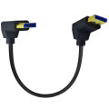 90 Degree Angled DisplayPort 1.4V 32.4Gbps Cable 8K 4K HDR 165Hz Adapter For Video PC Laptop TV HDMI Nintend Switch Projector DP. 