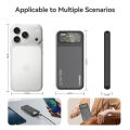 FOOMEE FP113 22.5W Fast Charging Power Bank 10000mAh, Ultra Slim Portable Charger with LED Display, Dual USB & Type-C Output for Phone, iPhone, Samsung, iPad. 