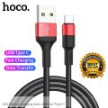 Hoco X26 3A Type C Cable Express Fast Charging Cable Data Cable Black 1M.