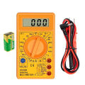 Digital Multimeter]Handheld Digital Multimeter]LCD]Backlight Portable AC/DC Ammeter Voltmeter Ohm Voltage Tester Meter Multimeter with Wire. 