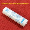 3.7V 14500 Battery SANF3000 3000mAh Battery 3.7V Battery Lithium Battery AA Battery 3.7V Rechargeable Battery For Remote Trimmer Battery.