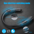 500mAh Bicycle Cycling Speaker Neck Hanging Earbuds Bluetooth-Compatible Neckband Headphones 32GB Storage Card for Outdoor.