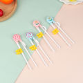 1Pair Chopsticks Plastic For Kids Cartoon Learning Chop Sticks Training Chopstic Podazz.